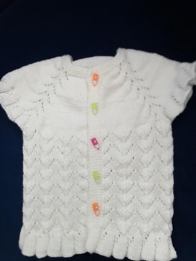 bebek çocuk örgü yelek elbise patik - 13