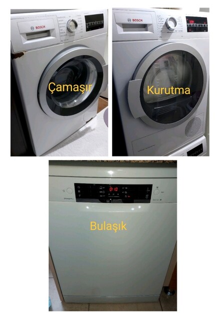Bosch Bulaşık Çamaşır ve Kurutma Makinesi (Hepsine Tek Fiyat)