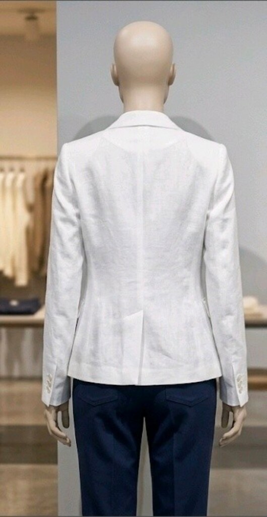 C&A trend, Blazer, Jeket, Keten, Beyaz, 36, tek düğmeli bu blazer, sad — görsel 2/5