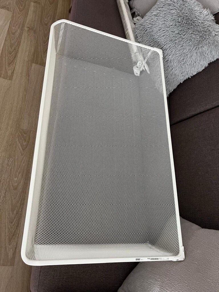 KOMPLEMENT ikea raylı tel sepet, beyaz, 100x58 cm - 5