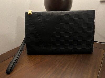 Louis Vuitton Orjinal Deri Clutch El Çantası
