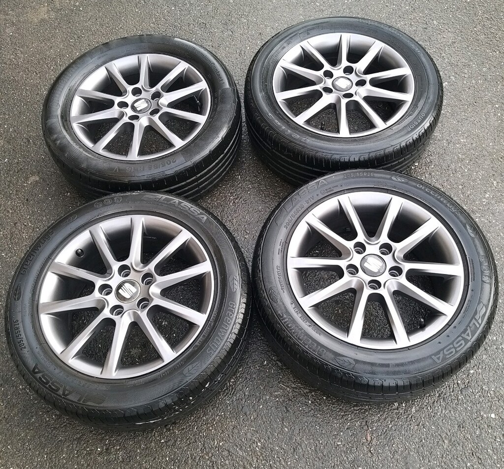 205 55 16 ORJİNAL JANT LASTİK TAKIMI SEAT JETTA CADDY GOLF AUDİ PASSAT - 2