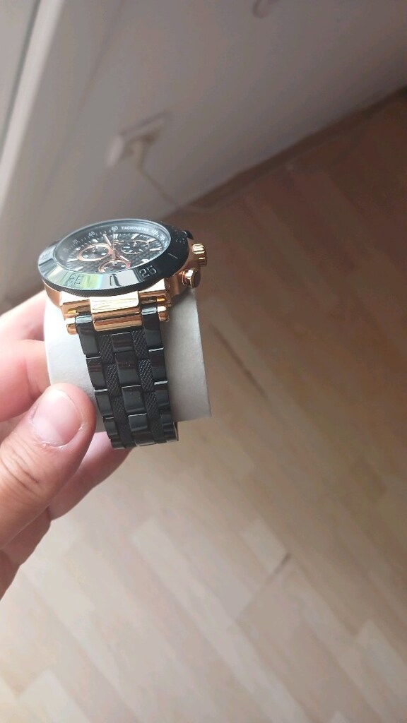 Gc siyah-rose gold erkek-saat - 2