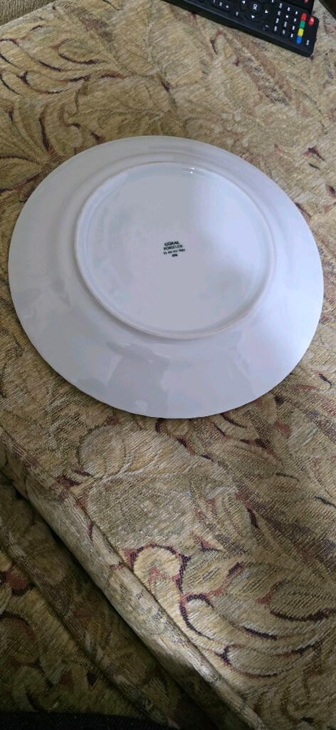 Güral Porselen yaldızlı Düz Tabak 25 Cm 6 Lı - 5