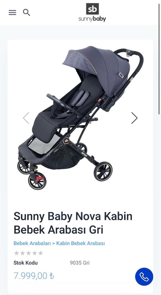 SUNNY BAYB NOVA KABİN BOY ÇİFT YÖNLÜ BEBEK ARABASI - 6