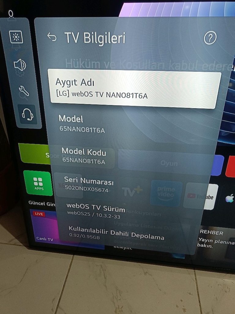 LG 165 ekran nanosel 4K ultra HD webos TV - 11