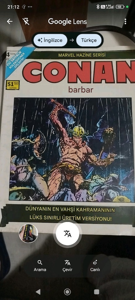 CONAN THE BARBARIAN Marvel Treasury Edition #4, İNGİLİZCE - 9