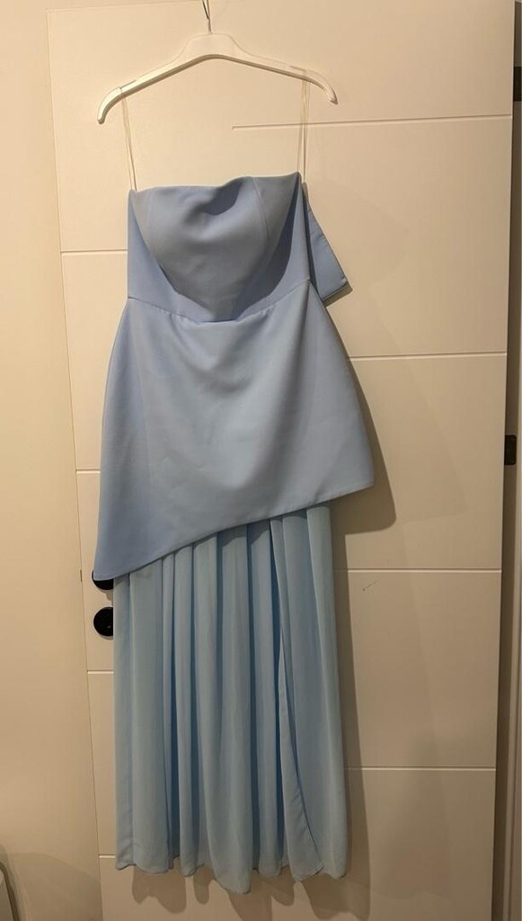 Bebe mavisi abiye elbise - 5