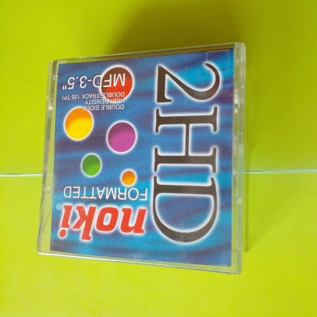 NOKI Marka SIFIR POŞETİNDE 1.44MB Floppy Disket - Formatlı - 4