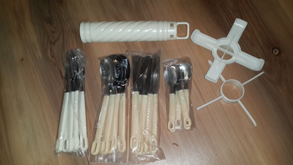 6lı Standlı Çatal Kaşık Takımı SIFIR - 5
