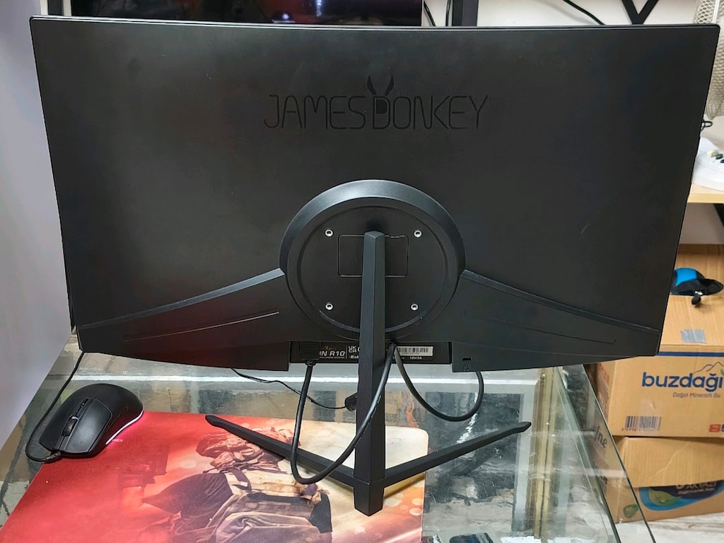 JAMESDONKEY 24" 144HZ 1MS VA CURVED KAVİSLİ MONİTOR - 2