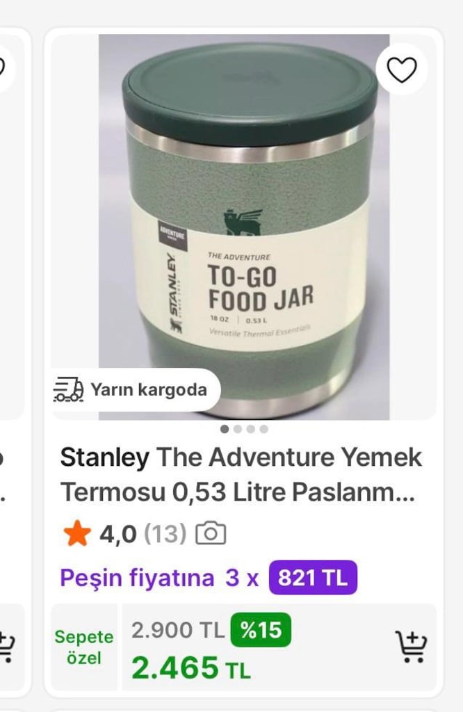Stanley yemek termosu sıfır - 6