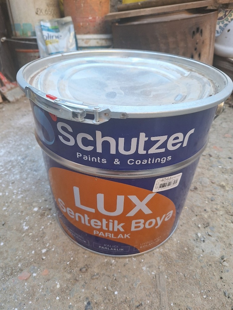 sıfır ürün 12 kg slzik bayrak kırmızı yağlı boya - 5