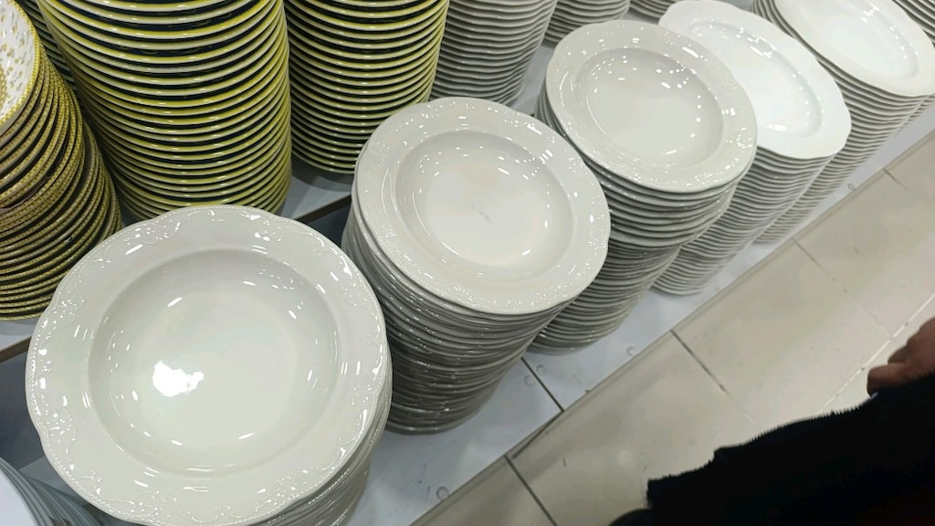 Beyaz Porselen Tabak - 8