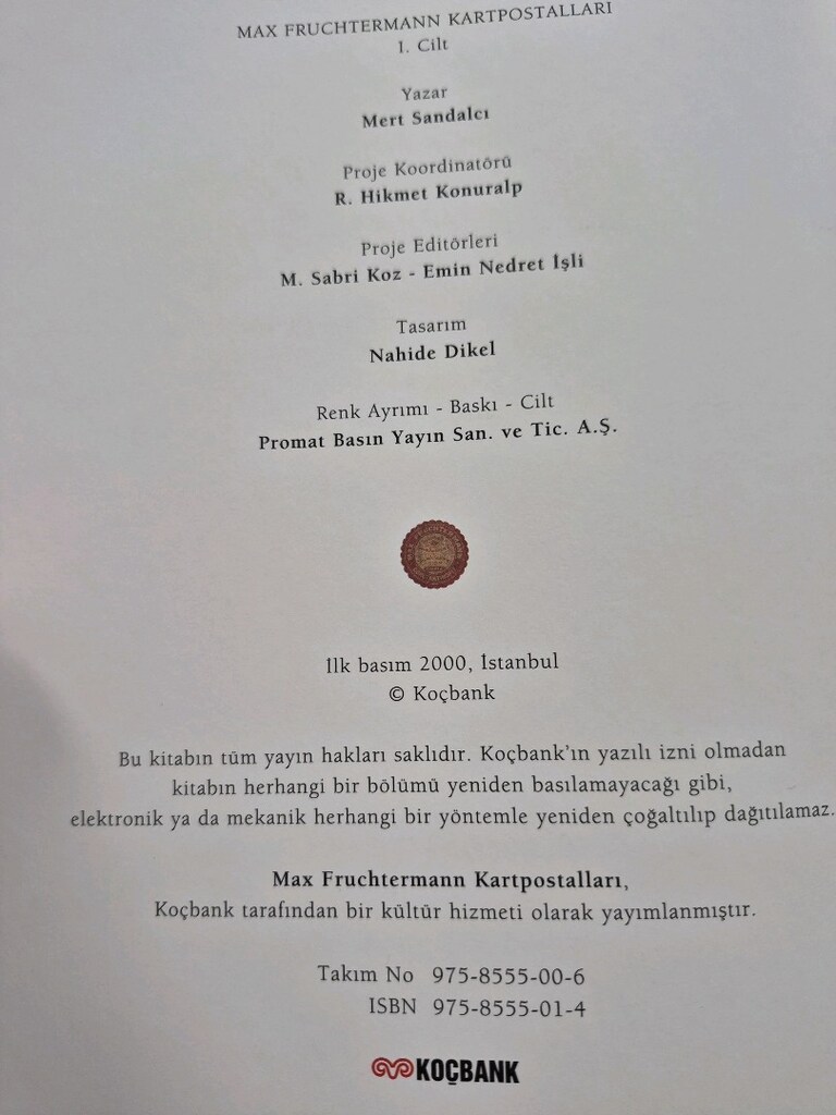 Max Fruchtermann Kartpostalları,cilt kapak, 3 cilt takım - 5
