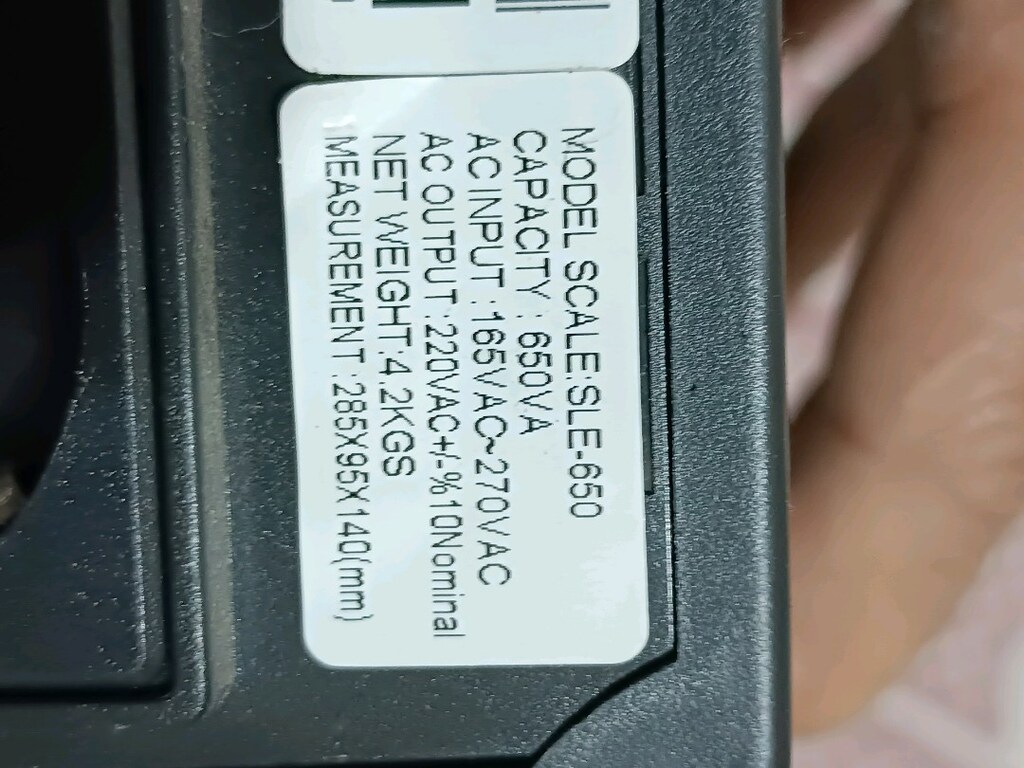 Powerful SLE-650 650VA Line Interactive Kesintisiz Güç Kaynağı - 5