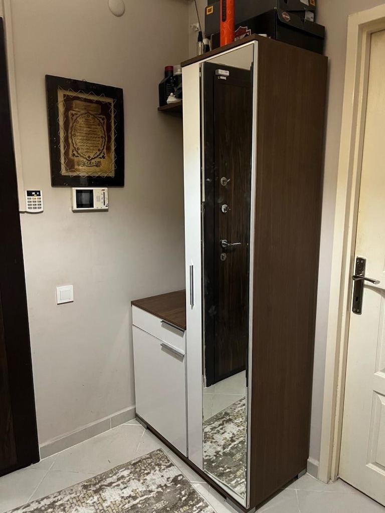aynalı portmanto vestiyer ayakkabılık - 4