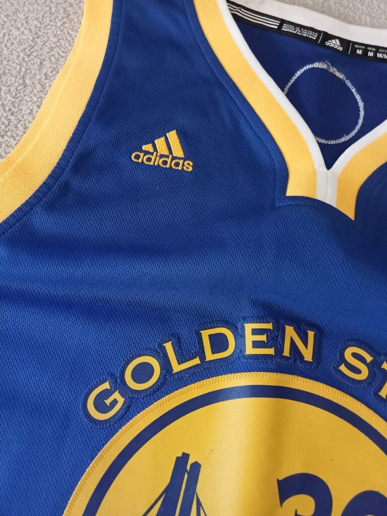NBA Orijinal Adidas Curry 30 Warriors 2015 Forma M - 6