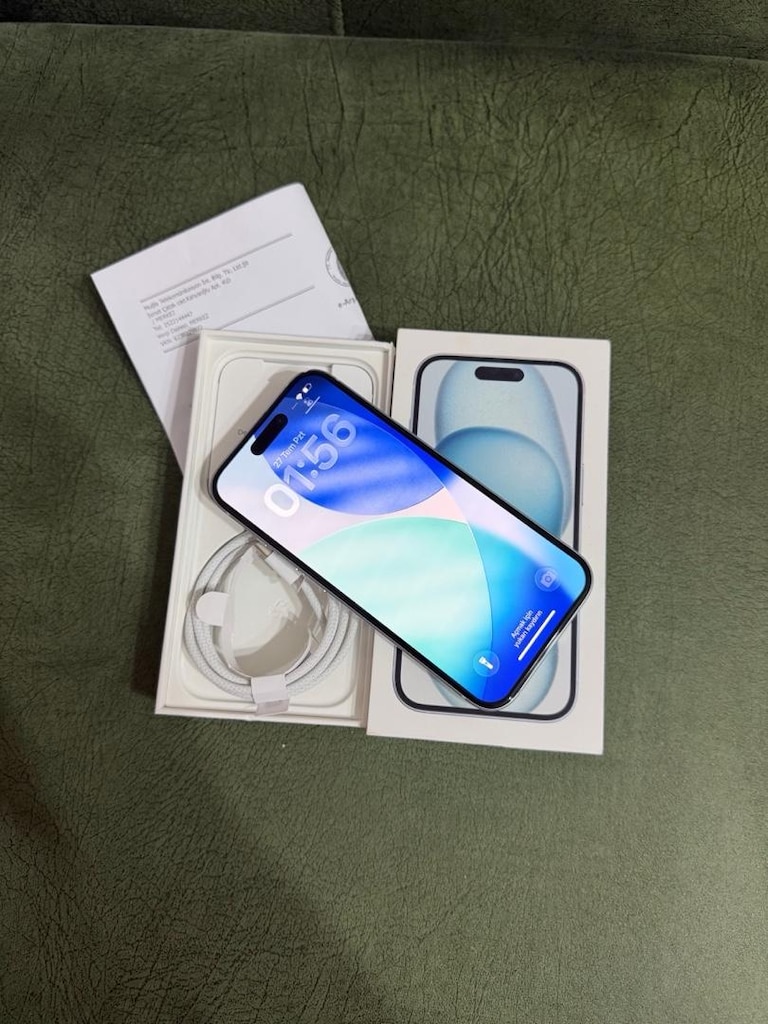 iphone 15 (21 ay garantili pil 100) - 4