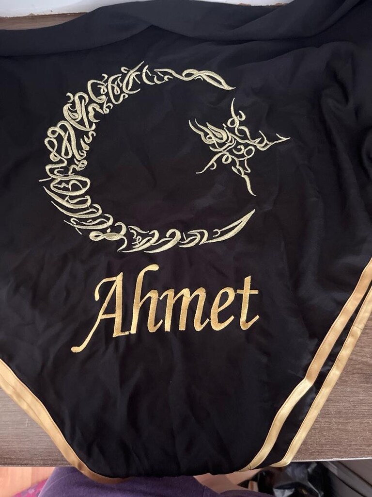 özel tasarım damat duvağı