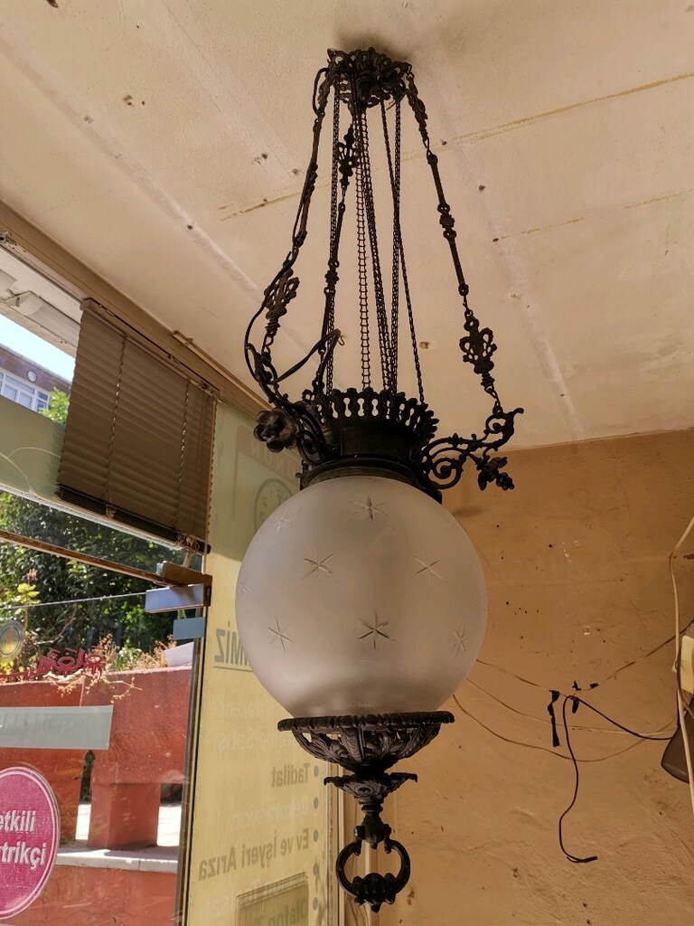 El yapımı asansörlü retro avize - 4