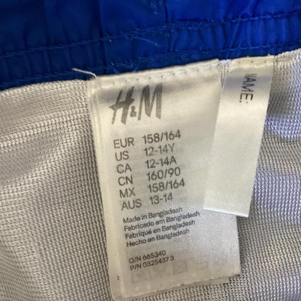 H&M -12 -14 yaş şort mayo - 5
