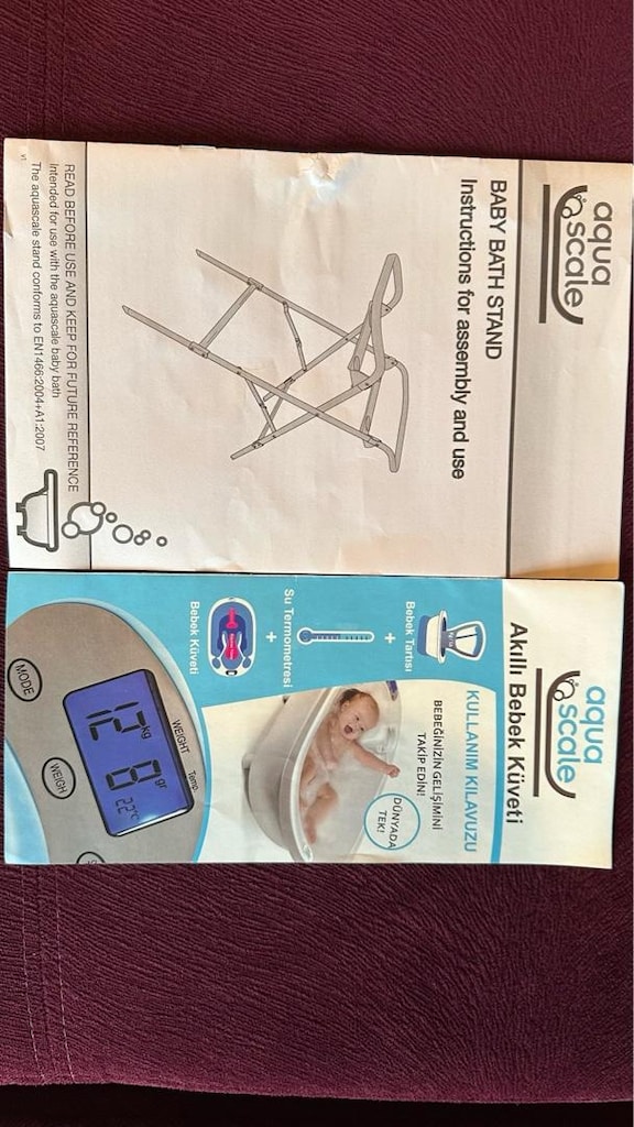 Aqua Scale Akıllı Bebek Küvet Seti - 6