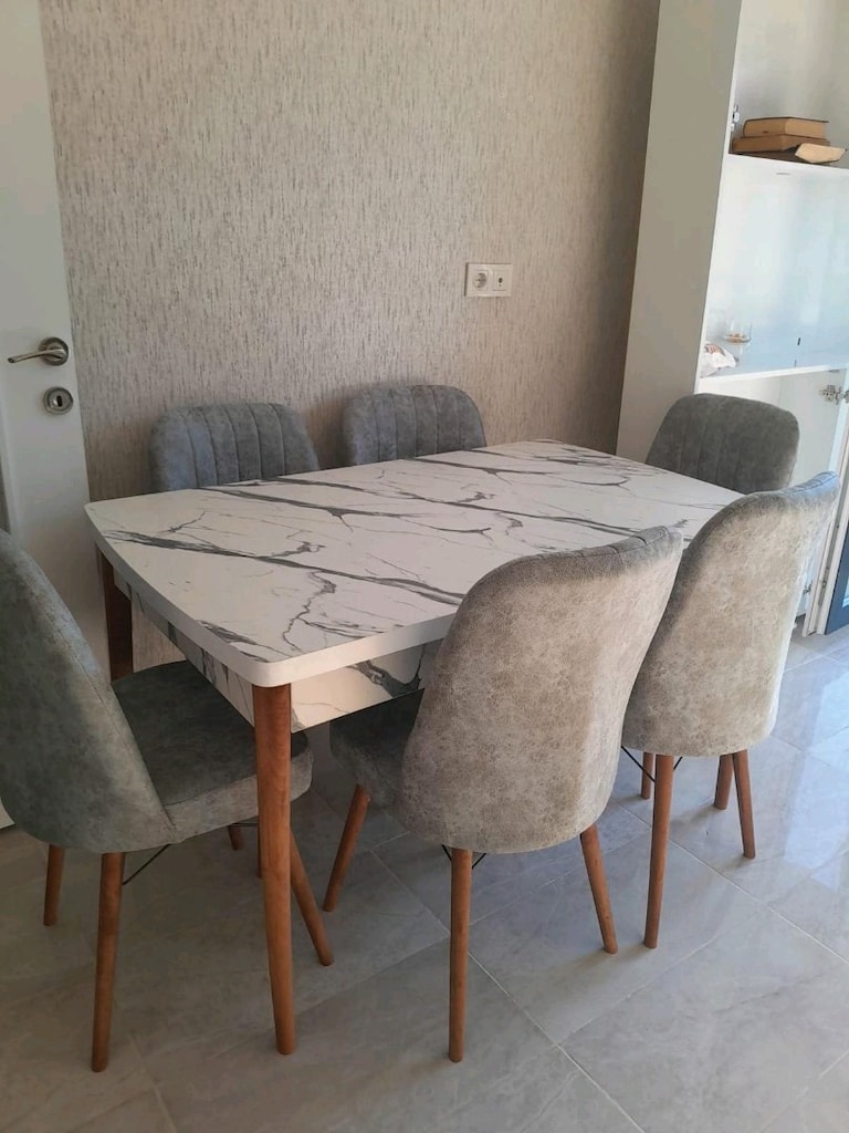 imalattan 6 sandelye açılır masa - 5