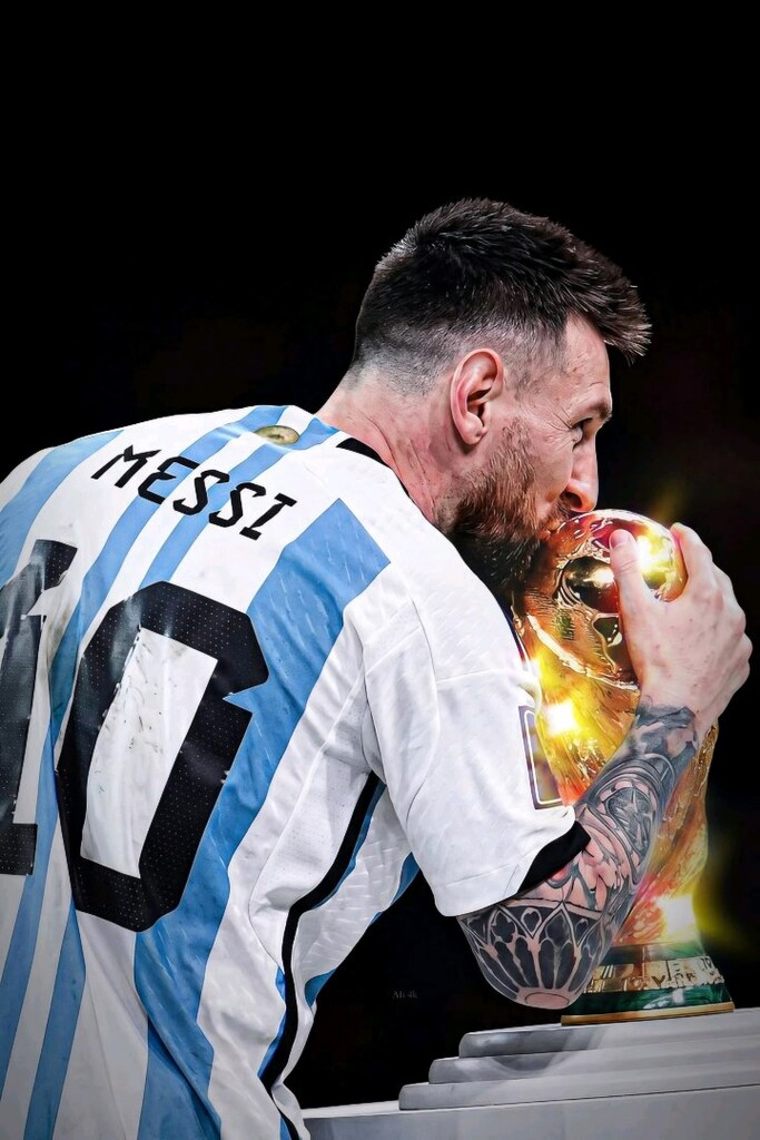 Çerçeveli Arjantin Lionel Messi Forması - 6