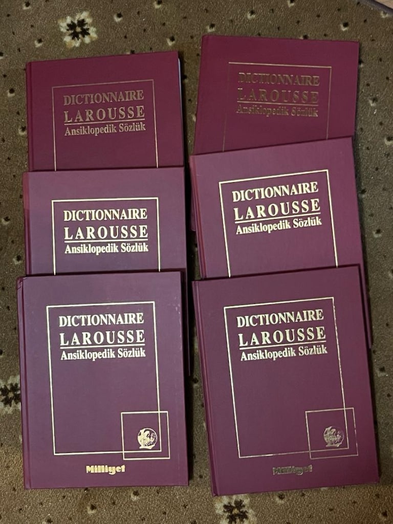 Dictionnaire Larousse 6 Cilt Fransızca Sözlük Seti - 4