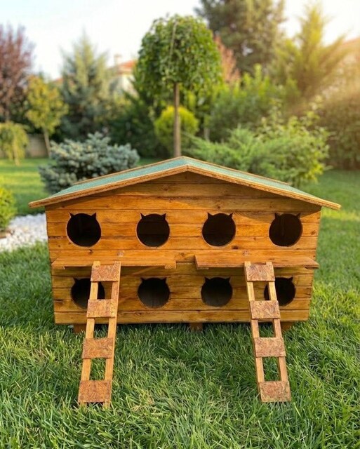 Kedi Kulubesi , Kedi Evi 8 Yuvalı