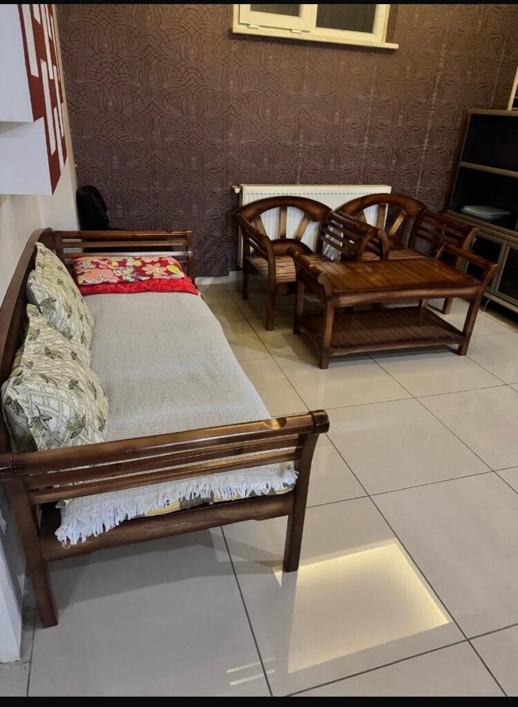 Ahşap oturma grubu - 4