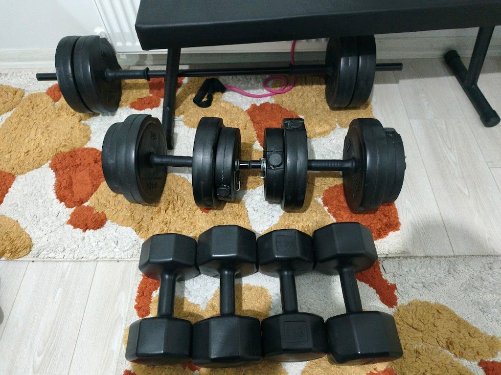 halter set ve bench sehpası - 3