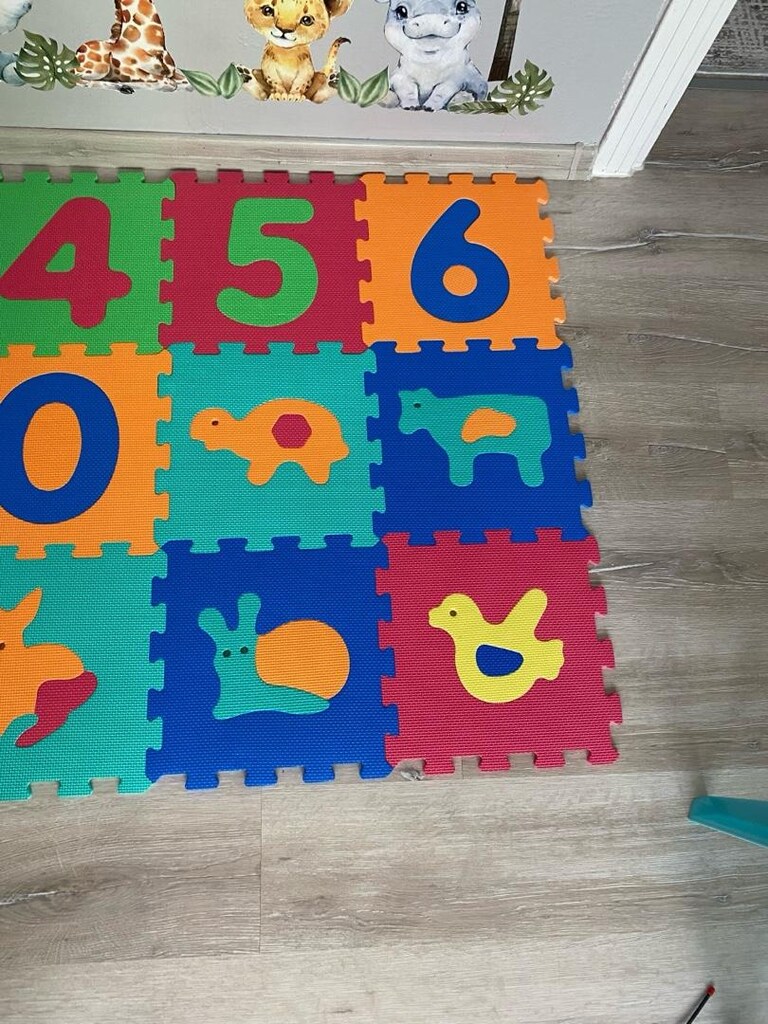renkli oyun matı e bebek - 4