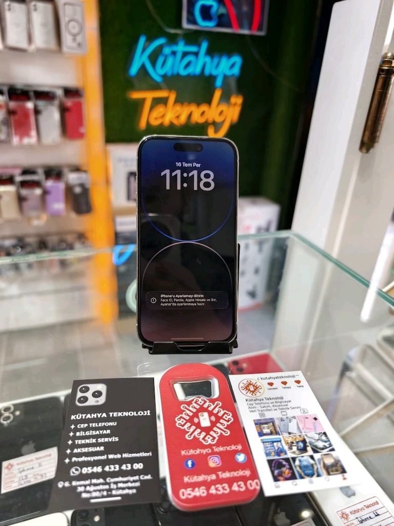 iPhone 14 pro 128 GB pil 100 Ekran pil değişen (1000 TL indirim) - 2