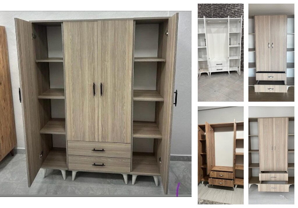 4 kapaklı elbise dolabı upvdvclepm - 5
