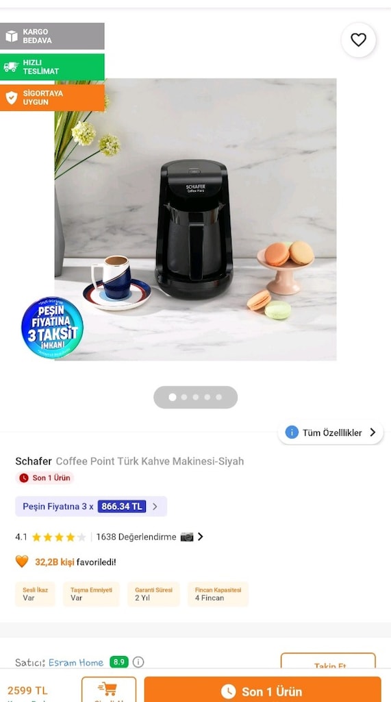 schafer kahve makinası - 6