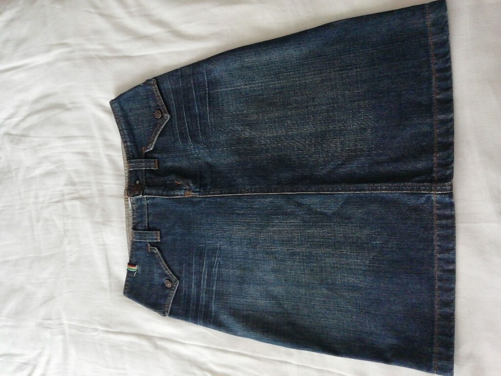 Collezione Kısa Jeans Etek - Kot Etek