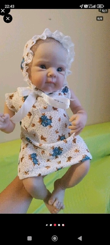 YENİ REBORN GERÇEKÇİ OYUNCAK BEBEK SİLİKON BEBEK REBORN BEBEK - 6