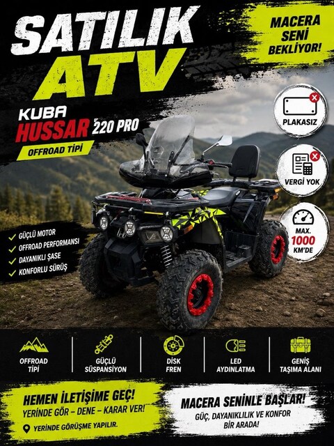 KUBA HUSSAR 220 PRO ATV
