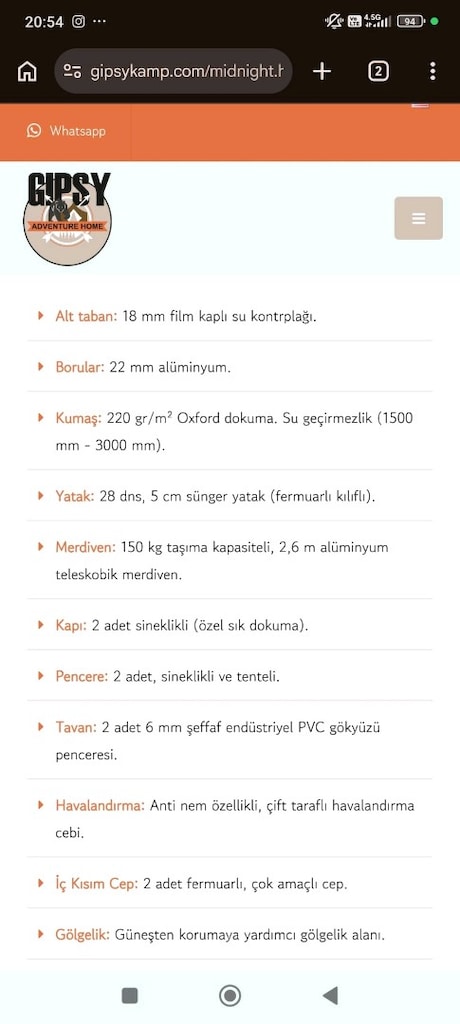 araç üstü çadır - 5