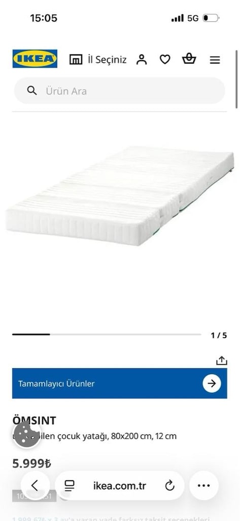 iKEA çocuk karyolası büyüyen yatak - 4