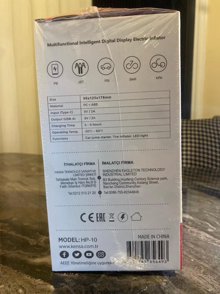 KENSA ARAÇ POMPA, AKÜ TAKVİYE, POWERBANK, LED - 3