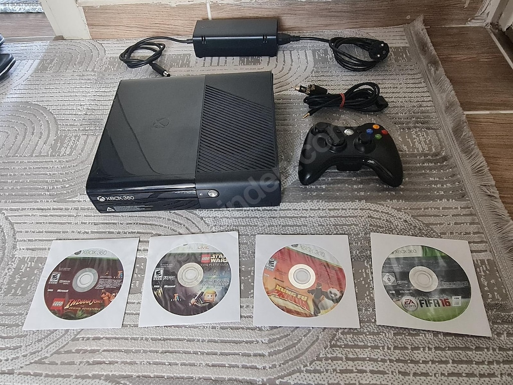 xbox 360 e oyun konsolu xbox 360e xbox360 tam set 4 oyunlu - 2