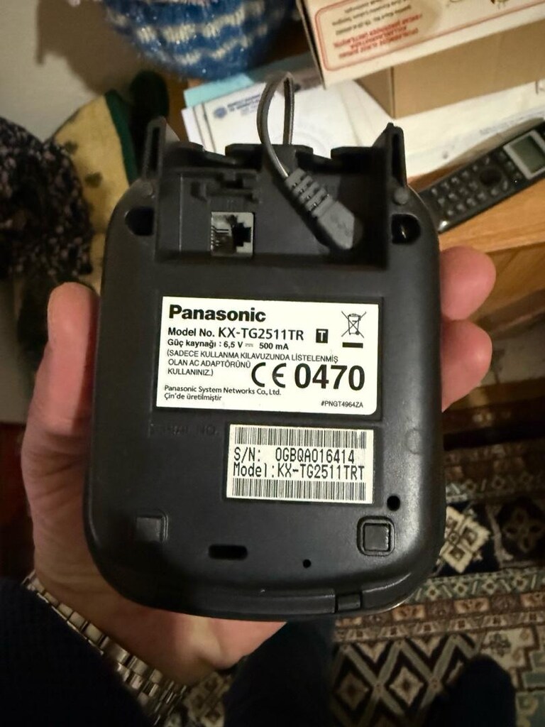 PANASONIC KX-TG2511TR Kablosuz Dect Telefon Siyah - 2