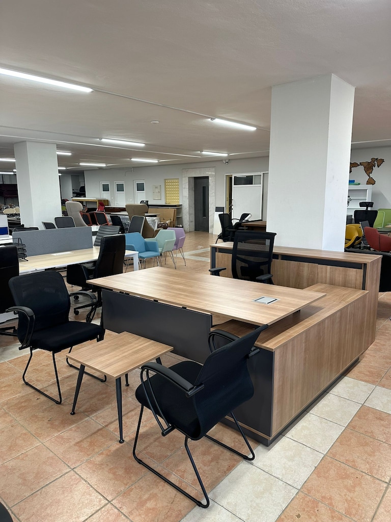 KLAS OFİS ÜSKÜDAR 180X85 MARBELLA KİRAZ MAKAM TAKIMI - 3