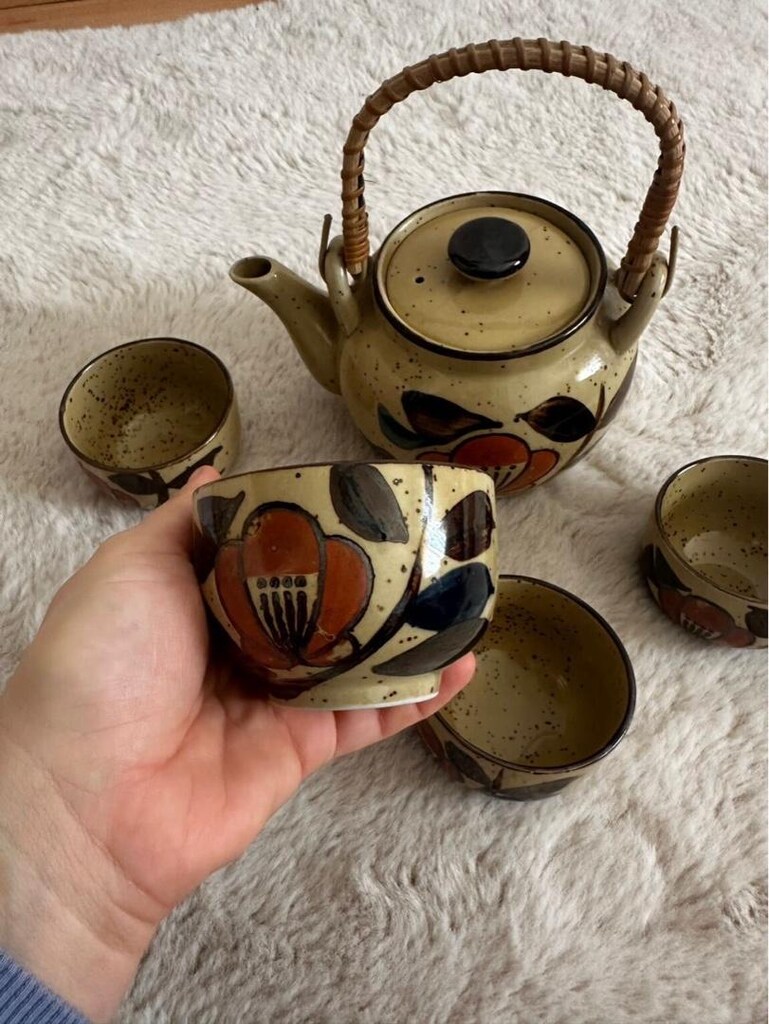 ANTİKA JAPON ÇAY/ KAHVE POT - 2