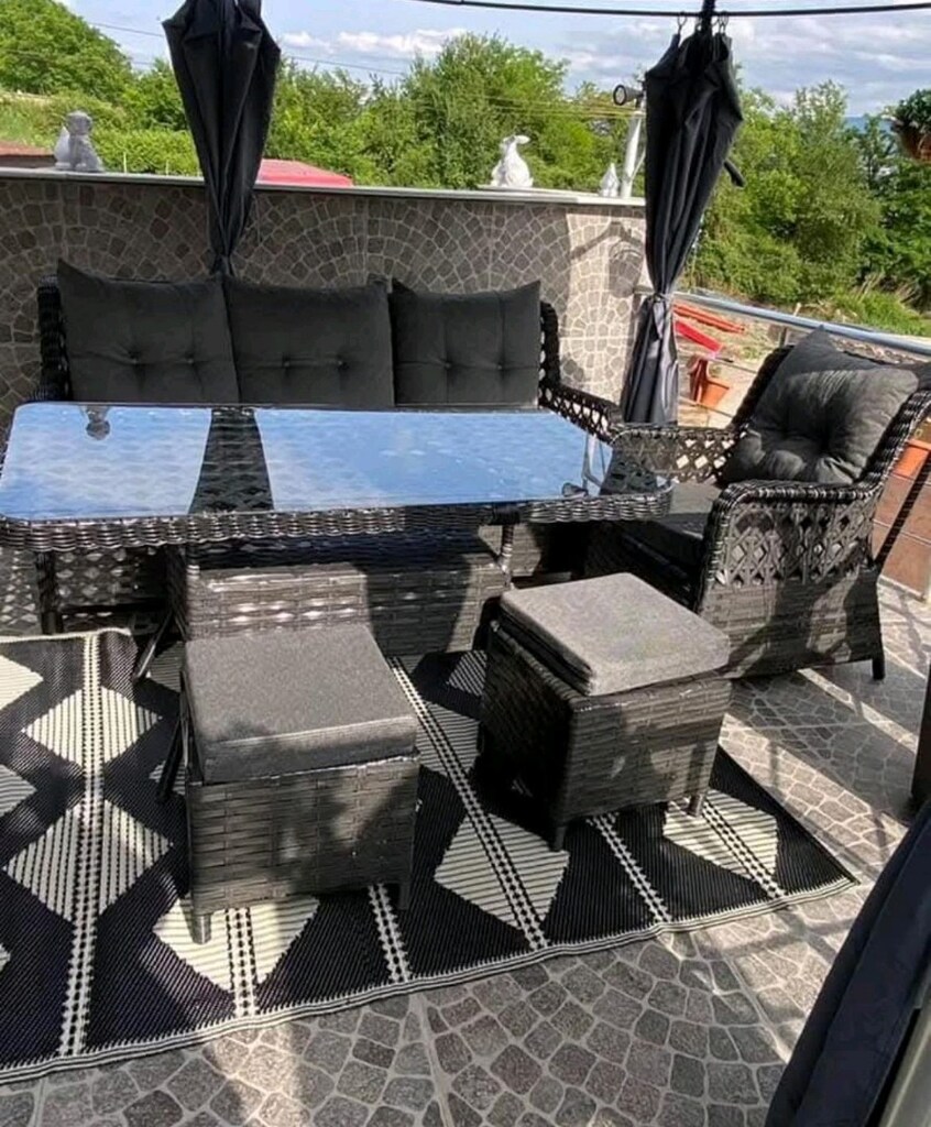 Fermuarlı Minderli Sıfır Rattan Takımlar KAPORA YOK KAPİDA ÖDEME - 6