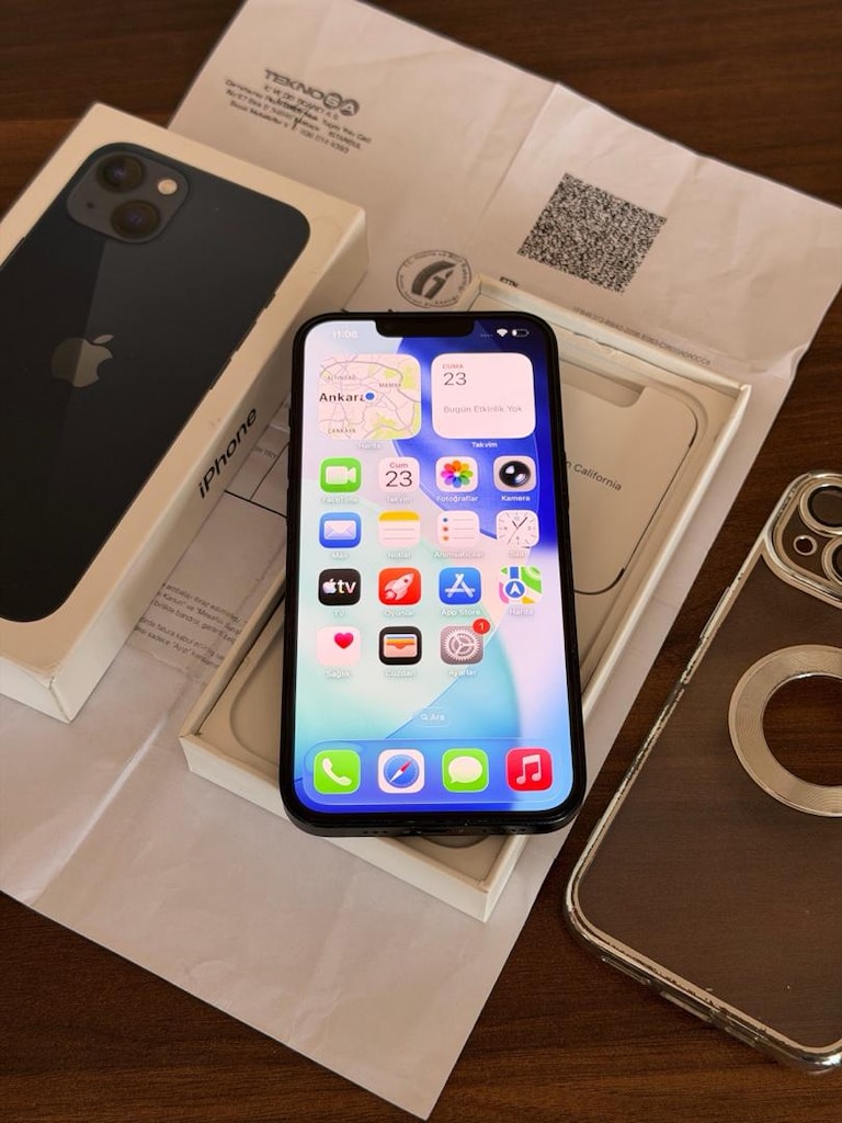 APPLE İPHONE 13 KUTULU FATURALI PİL 83 SORUNSUZ VE TEMİZ - 5