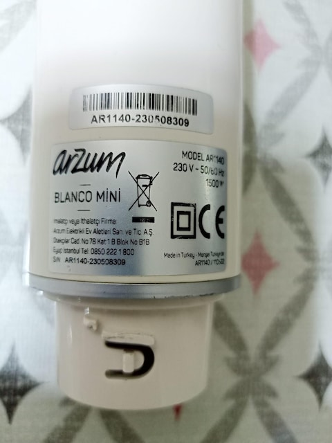 ARZUM AR-1140 EL BLENDER GÖVDESİ- KUSURSUZ - 4